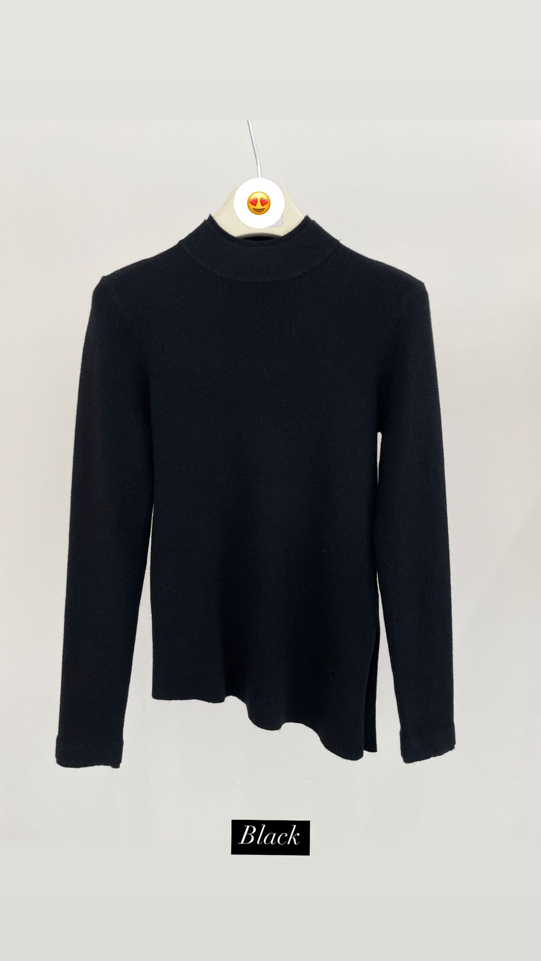 Tao One Tech™ • Zen Half Turtleneck Sweater • Bevel Design • Asymmetrical • Breathable • Non-Itchy • Washable Wool Acrylic Blend