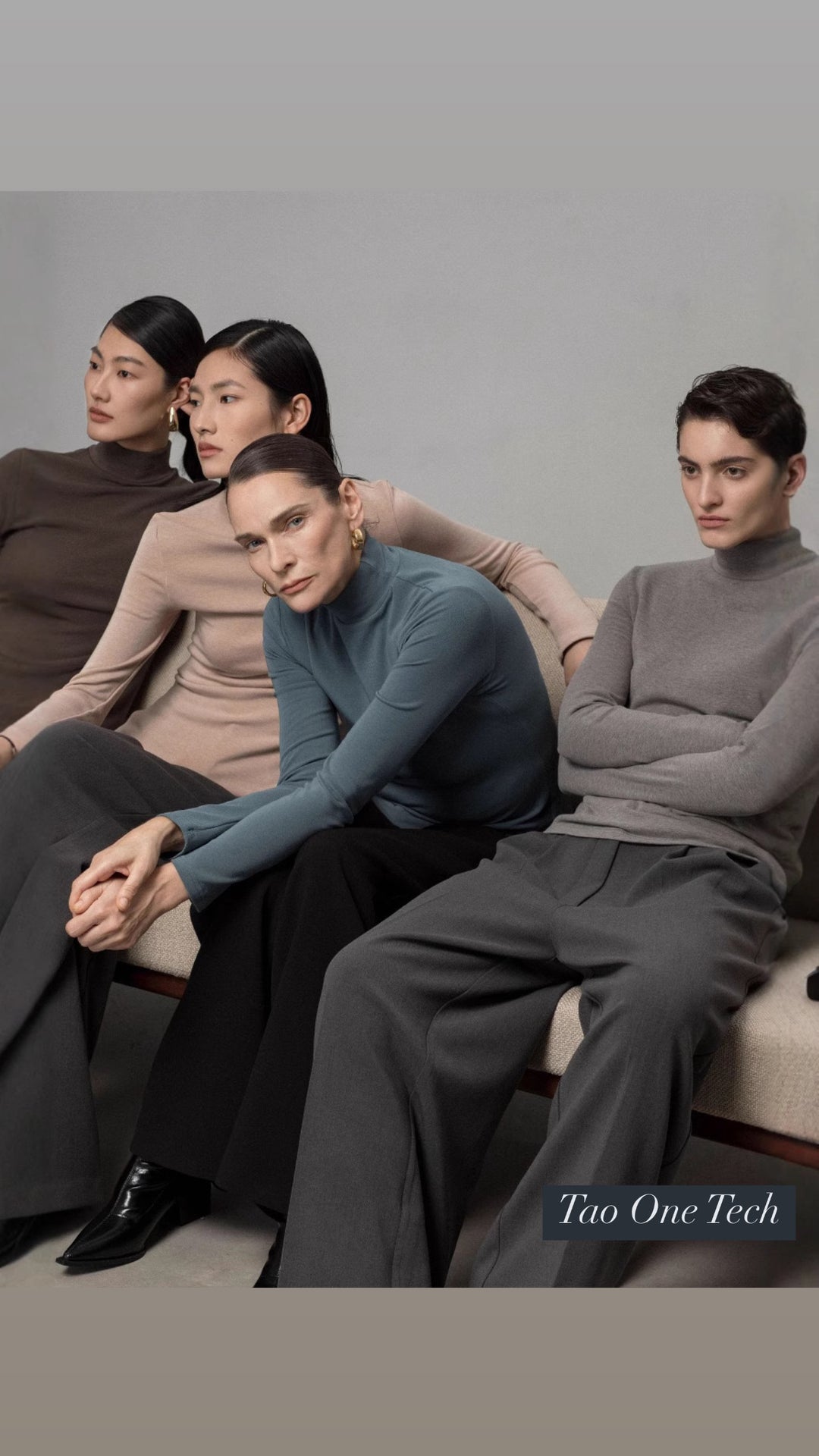 Tao One Tech™ • Zen Half Turtleneck Sweater • Soothing Washable Cotton Viscose Wool Knit • Breathable Thermal Qi Layering