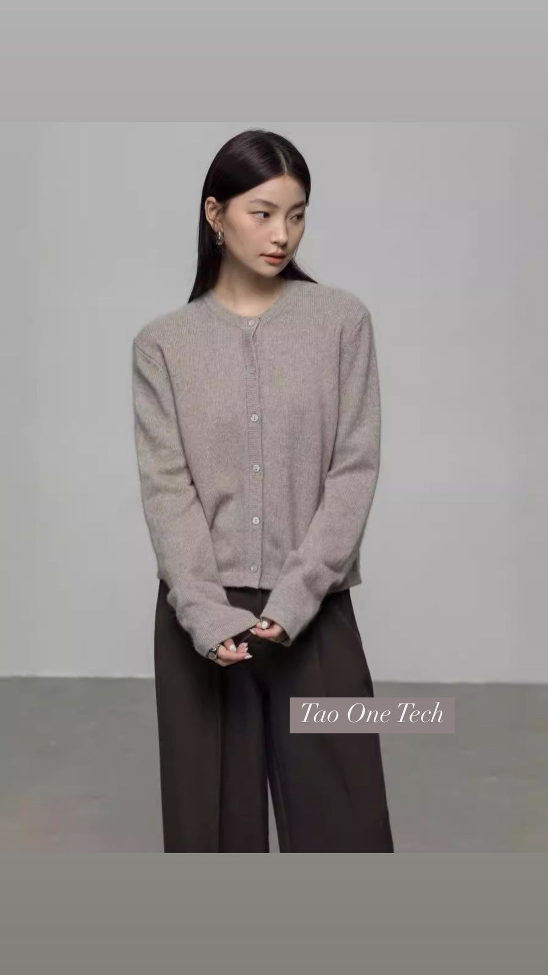 Tao One Tech™ • Zen Wool Cardigan Sweater • Breathable • Cozy Warmth • High Quality Wool