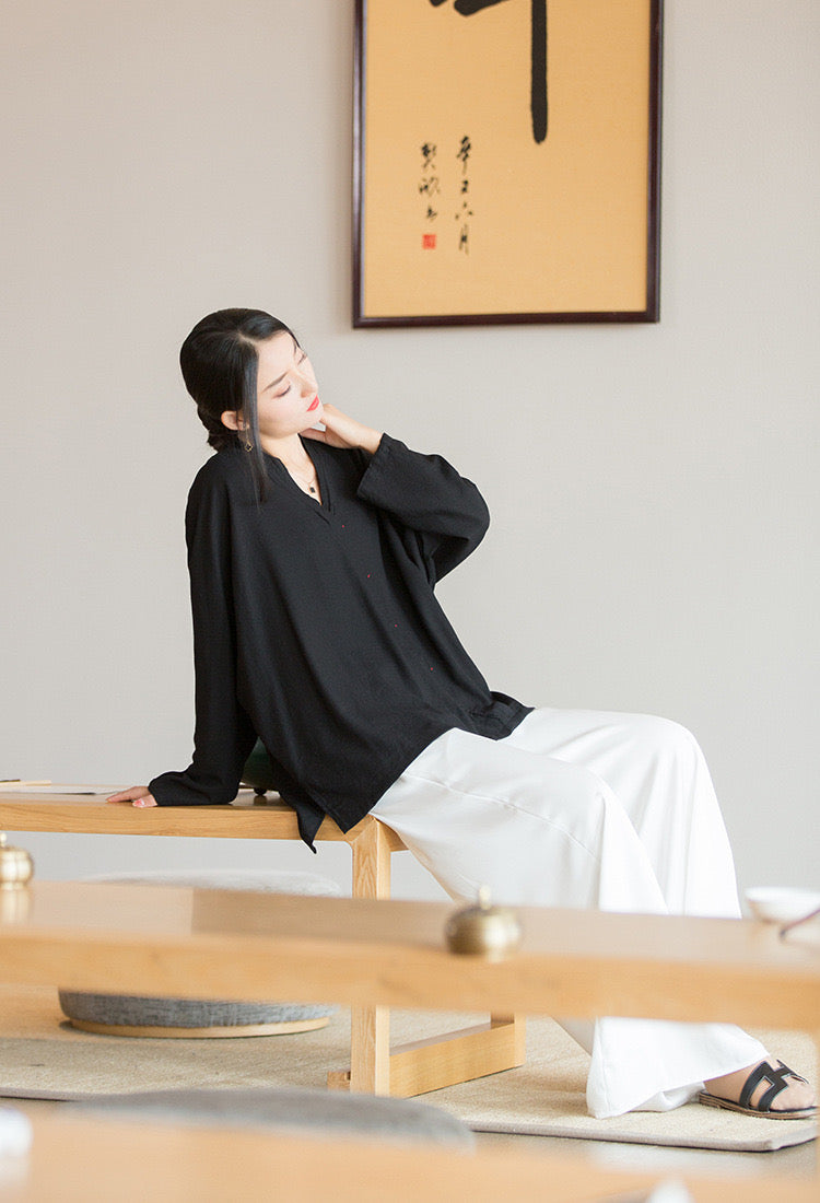 Tao One Tech™ • The Dao 道 of Heaven & Earth • Zen Flow and Glow Up Robe Top