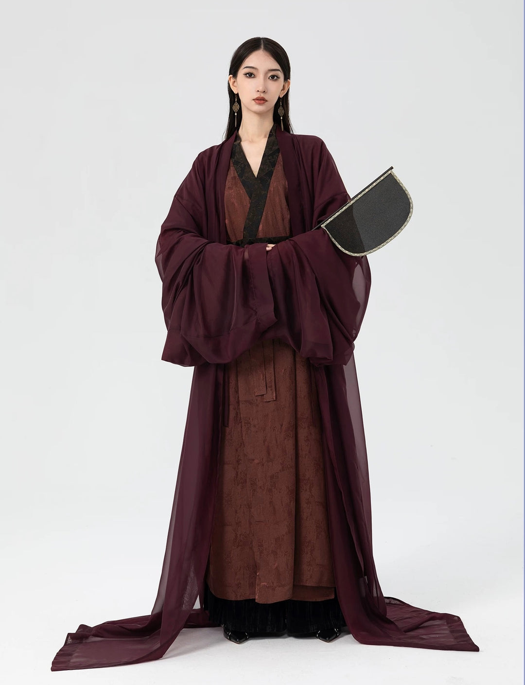 Tao One Tech™ • Long Zen Kimono Robe Jacket • Warring States Robe • Flowy Water Sleeves • Silky, Warm, Breathable • Limited Edition