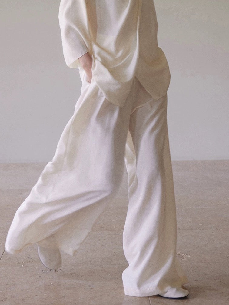 Tao One Tech™ Flowy Fairy Pants • Mulberry Silk • 6A Grade • Pre-Order • Art Haute Couture • Limited Edition