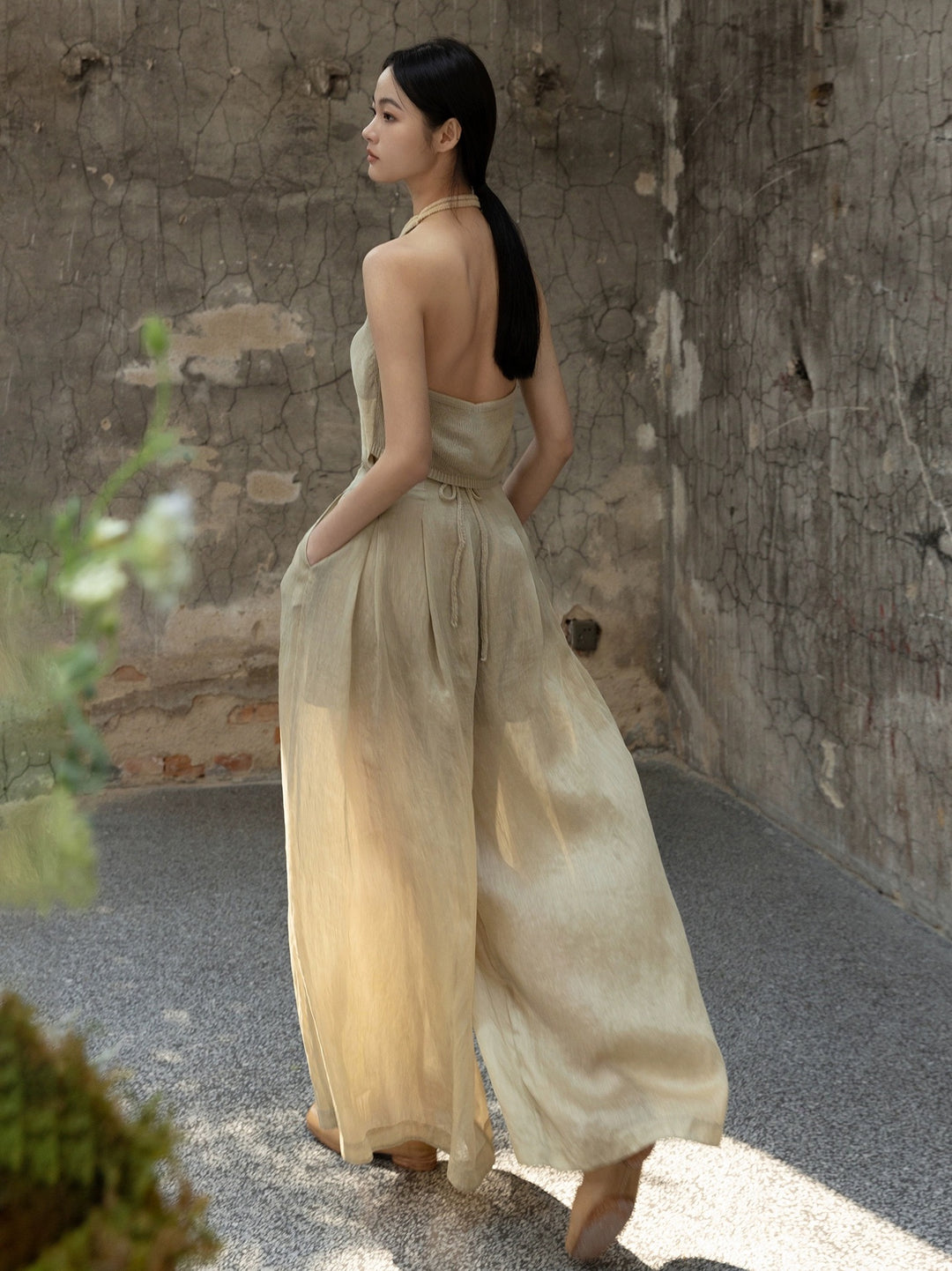 Tao One Tech™ • Tea Dance Pants • Heaven’s Silk Linen • Flowy