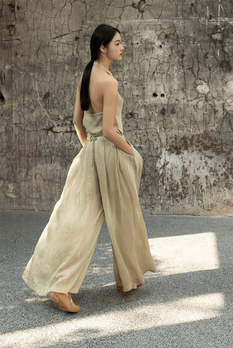 Tao One Tech™ • Tea Dance Pants • Heaven’s Silk Linen • Flowy