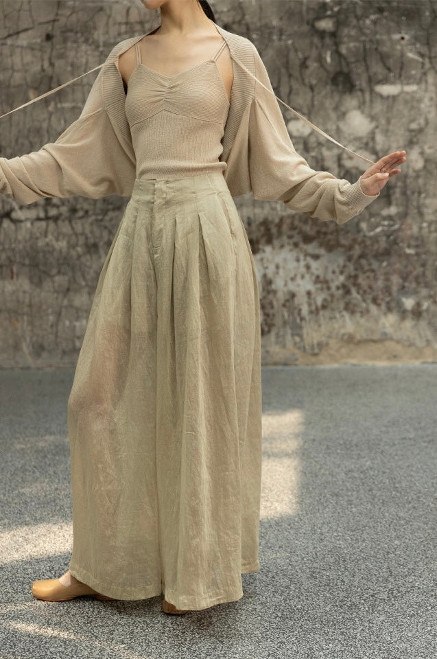 Tao One Tech™ • Tea Dance Pants • Heaven’s Silk Linen • Flowy