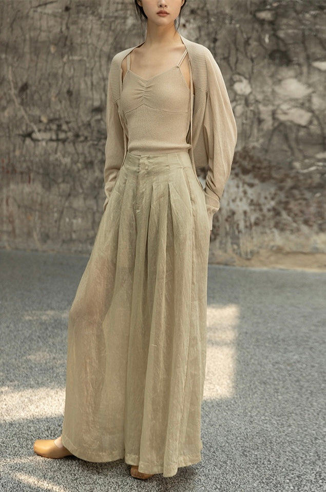 Tao One Tech™ • Tea Dance Pants • Heaven’s Silk Linen • Flowy