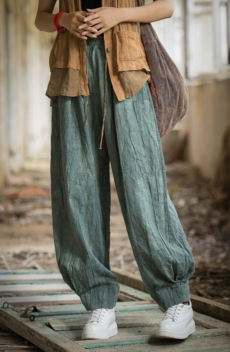 Tao One Tech™ • Zen Knickerbocker Pants • Tie Dye Folds • Tech Pockets