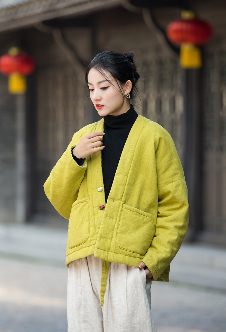 Zen Tea Style Chinese Cotton Padded Jacket