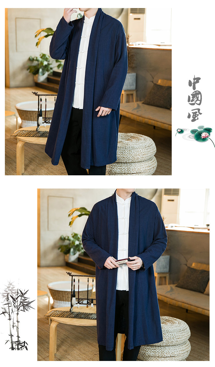 Heaven & Earth Cloak (Linen Robe Jacket) – Jade Empress Tech